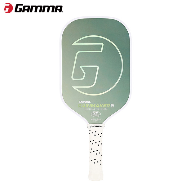 GAMMA ピックルボールパドル MICROBEAD RAINMAKER 16 グリーン 1E805713