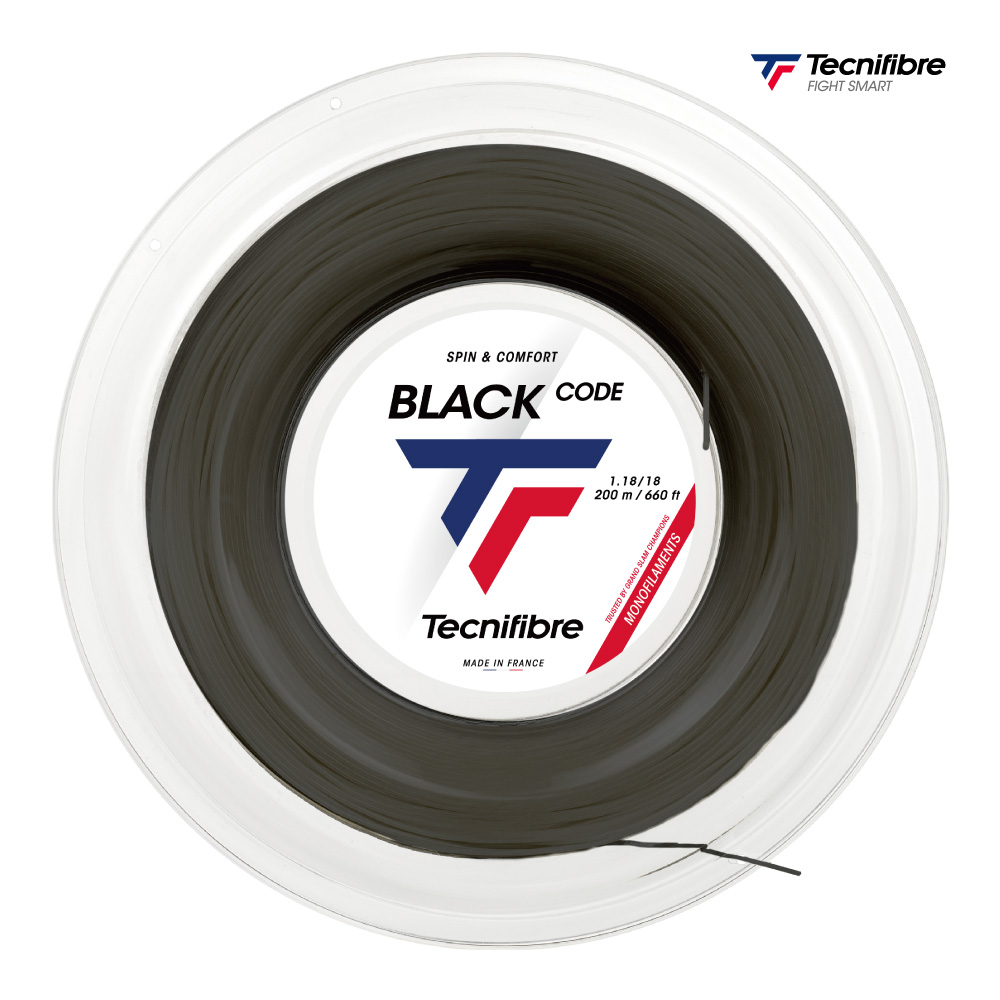 Tecnifibre　ブラックコード　200m