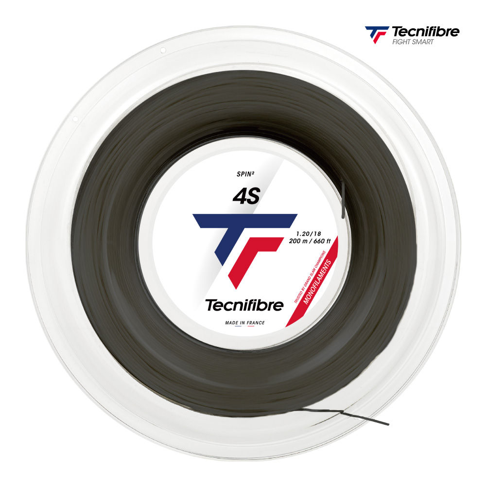 Tecnifibre　4S　200m　ロール　ブラック