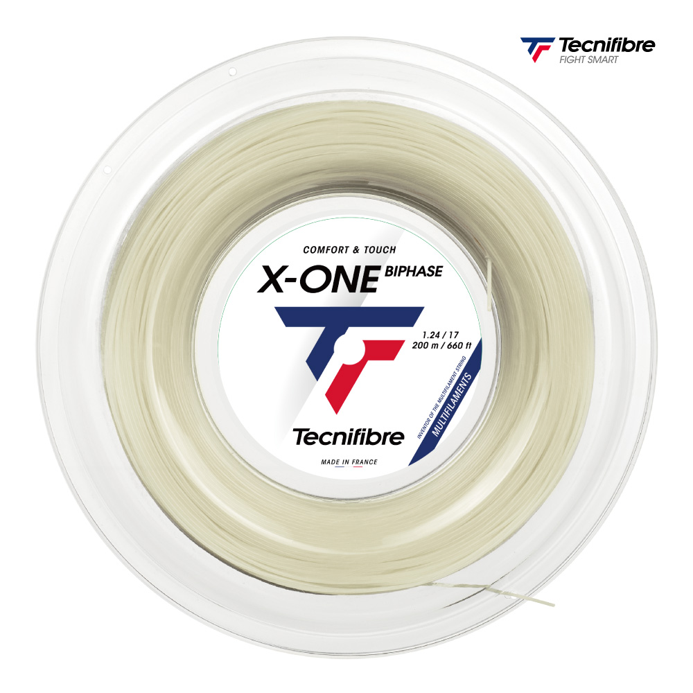 Tecnifibre　X-ONEバイフェイズ　200m　ロール