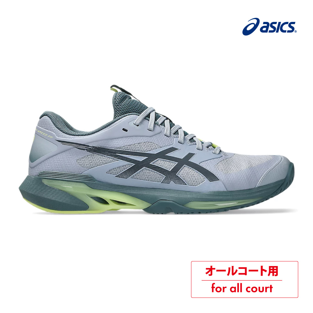 ASICS　ソリューションスピードFF4　オールコート　1041A532-400　GREY BLUE/IRONCLAD