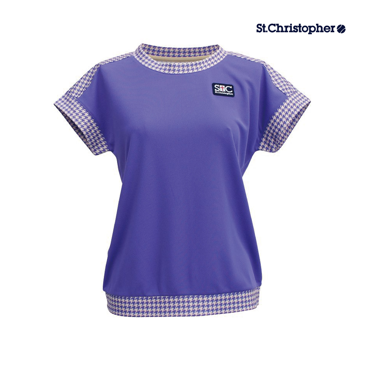 【ポスト投函対応】【SALE】St.Christopher　ピエドプルエッジゲームシャツ  STC-BCW6425-IR　2023FW　アイリス　 セントクリストファー　レディース　テニス