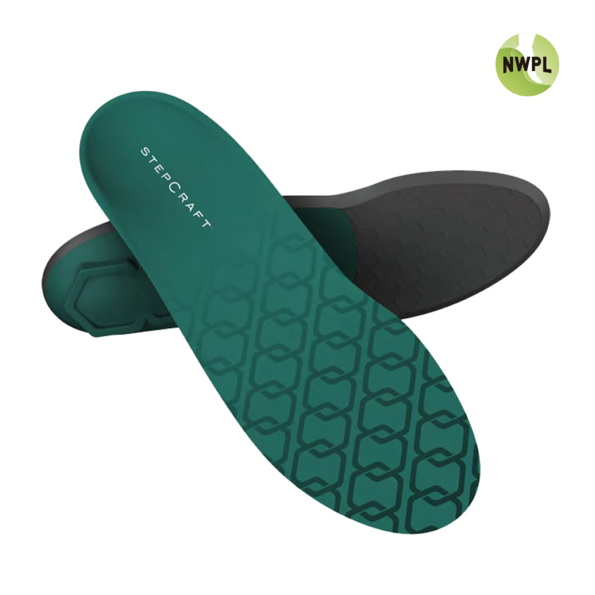 Northwest Podiatric Laboratory　ステップクラフト ハイ　グリーン　インソール