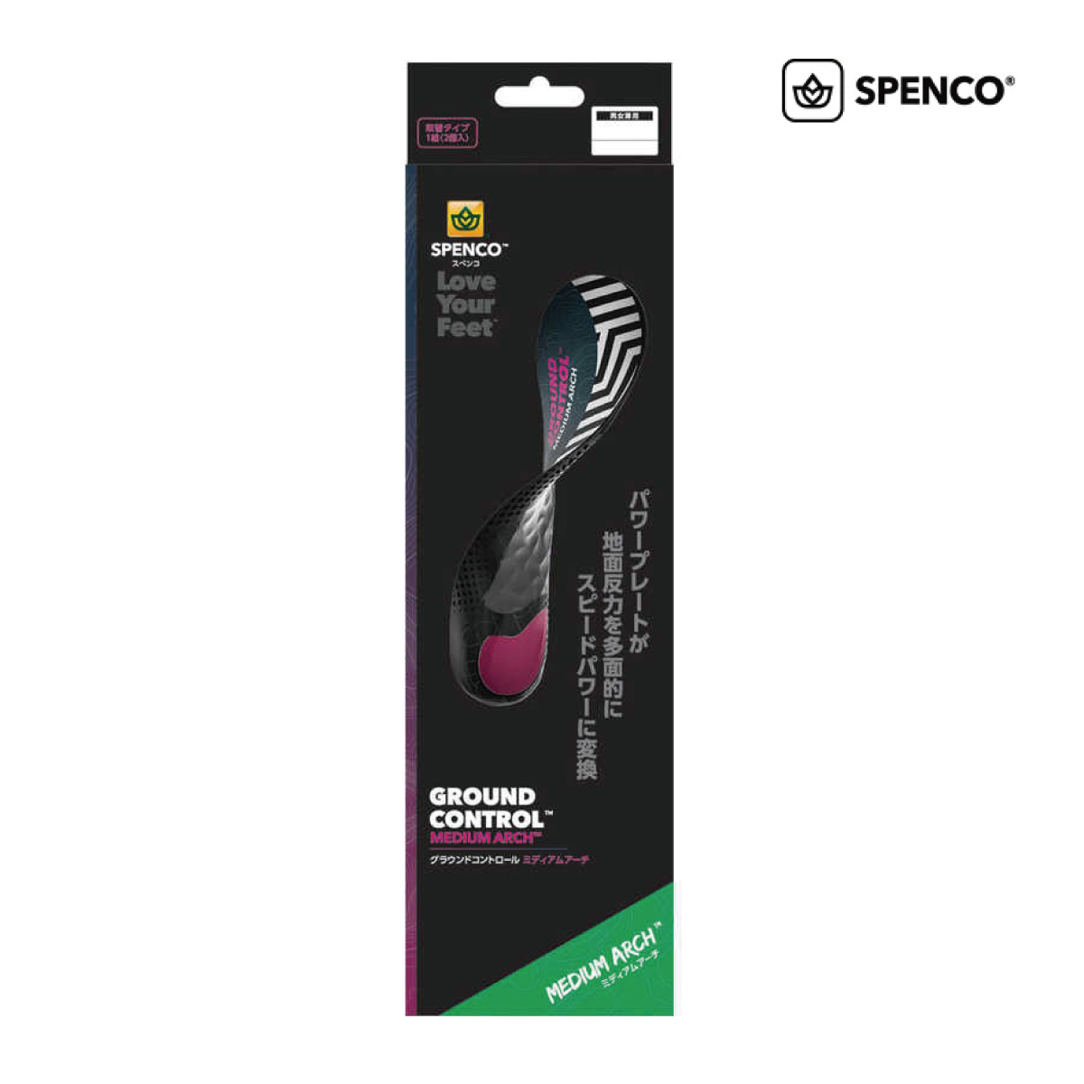 Spenco　グラウンドコントロールミディアムアーチ