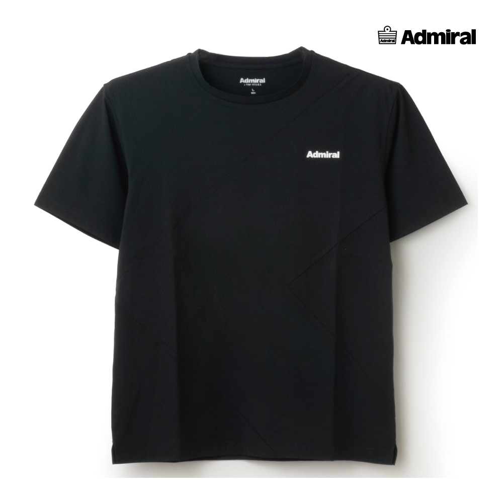 ADMIRAL メンズ アロースイッチングTEE ATMA522-010 2025FW ブラック
