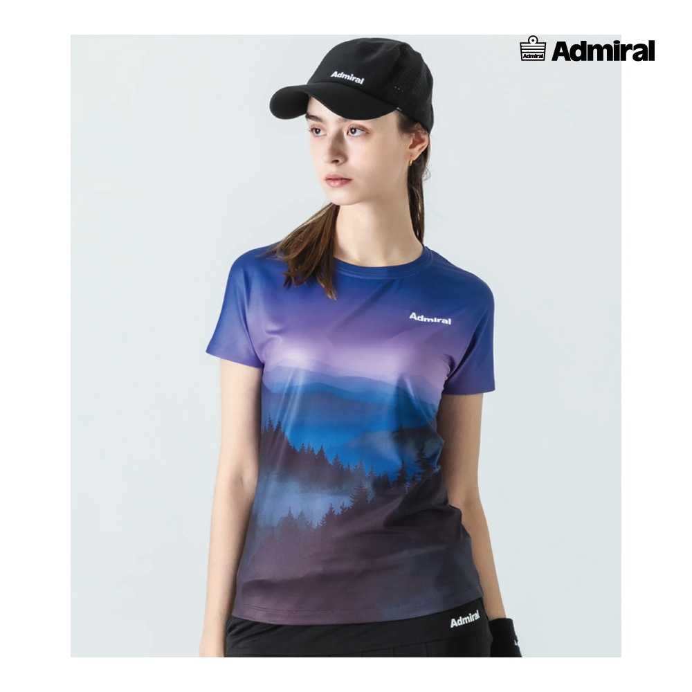 ADMIRAL レディース ランドスケープドルマンTEE ATLA539-050 2025FW