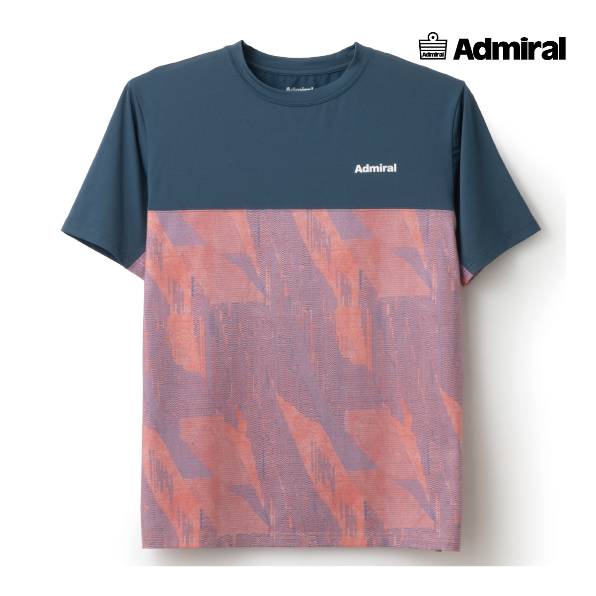 ADMIRAL　メンズ　ブロッキンググラフィックTEE