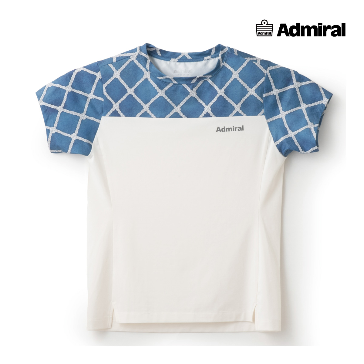 ADMIRAL　レディース　スリットヘムグラフィックTEE