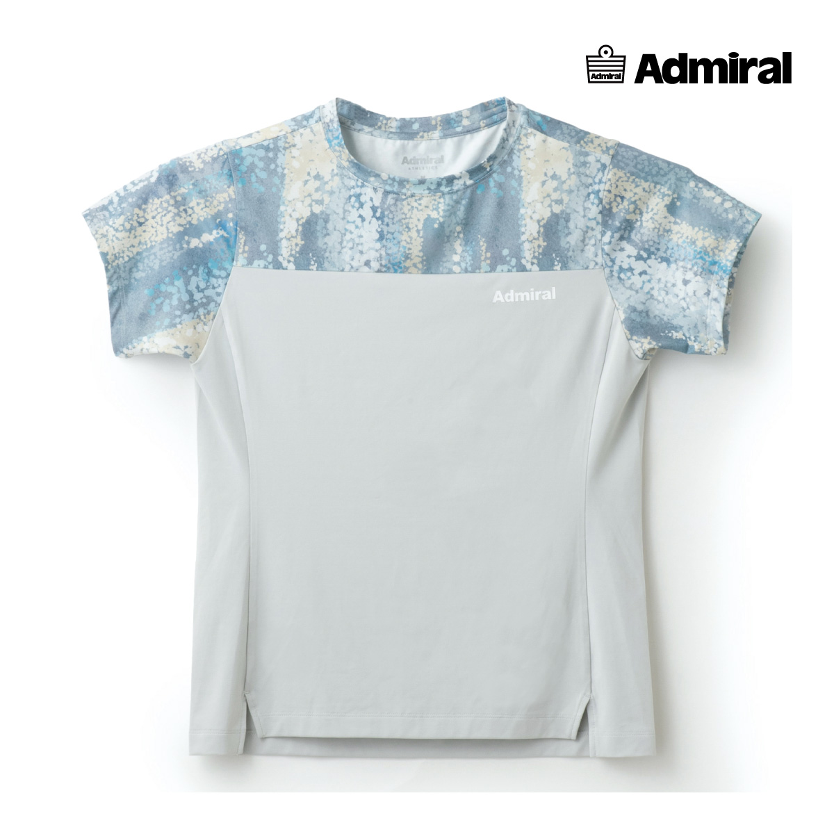 ADMIRAL　レディース　スリットヘムグラフィックTEE
