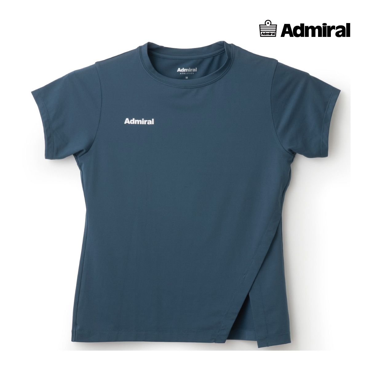 ADMIRAL　レディース　サイドアシメスリットTEE