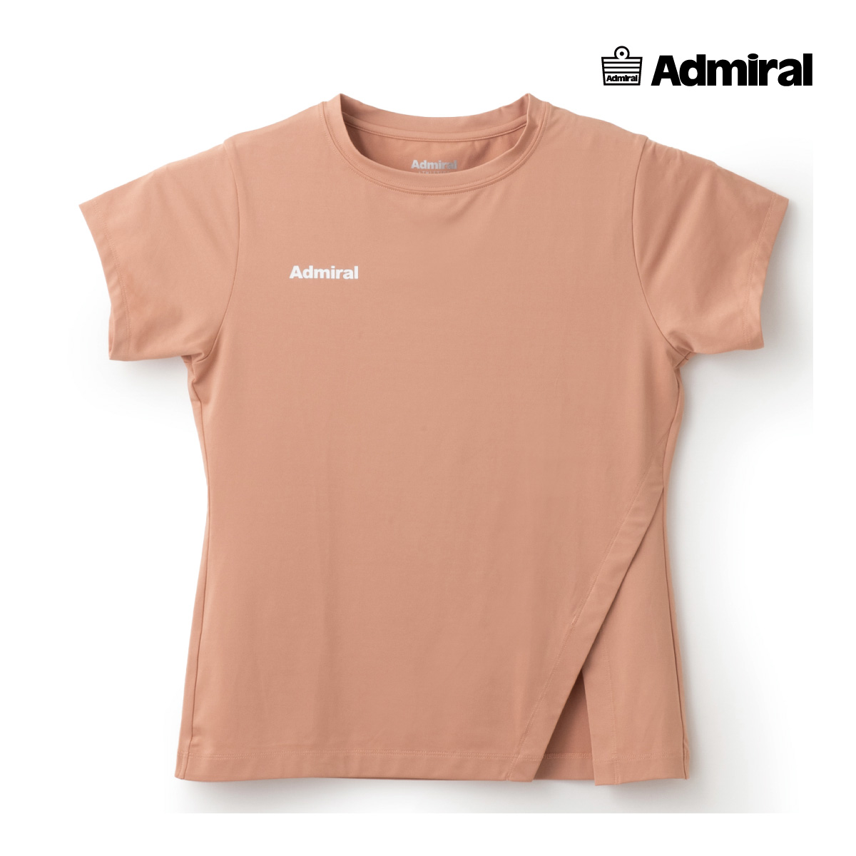 ADMIRAL　レディース　サイドアシメスリットTEE