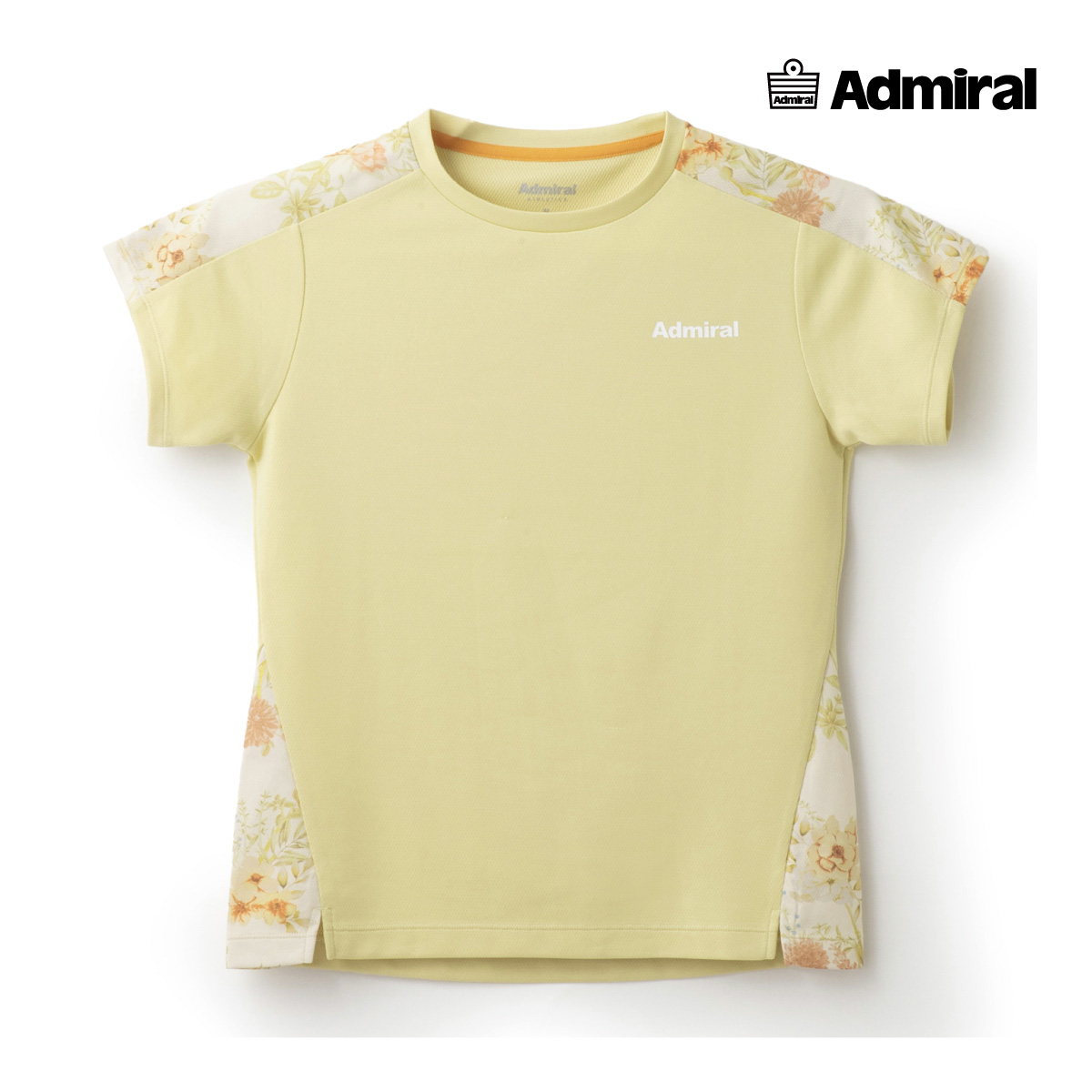 ADMIRAL　レディース　ショルダーラインフラワーTEE