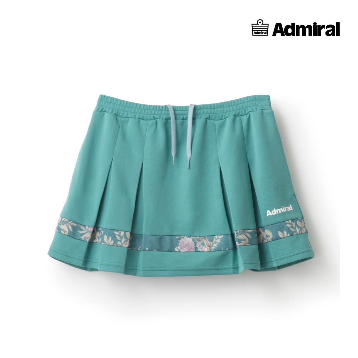 ADMIRAL　レディース　フラワーラインボックスプリーツスコート