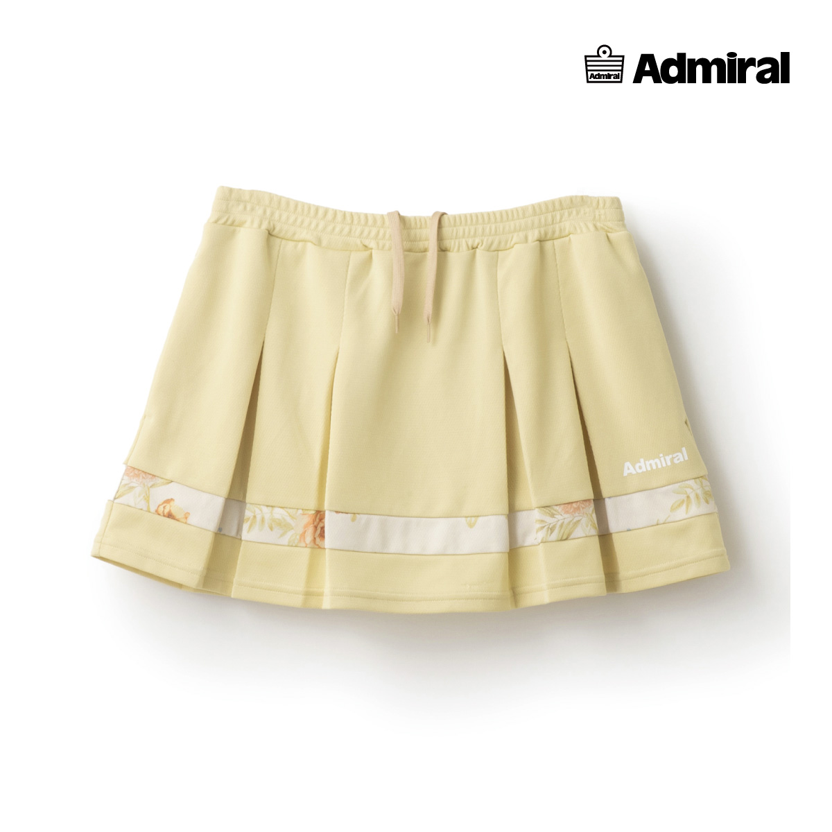 ADMIRAL　レディース　フラワーラインボックスプリーツスコート