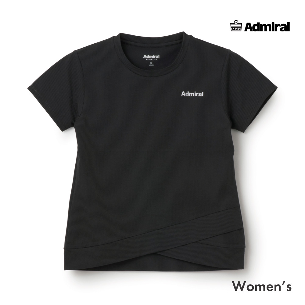 ADMIRAL ピケサッカークロスレイヤードヘムTEE　ATLA662-10 レディス