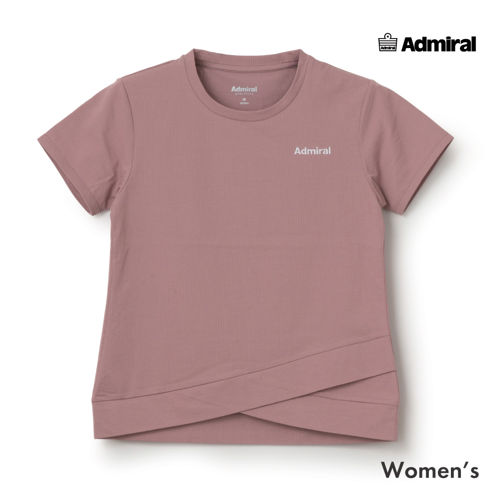 ADMIRAL ピケサッカークロスレイヤードヘムTEE　ATLA662-45 レディス