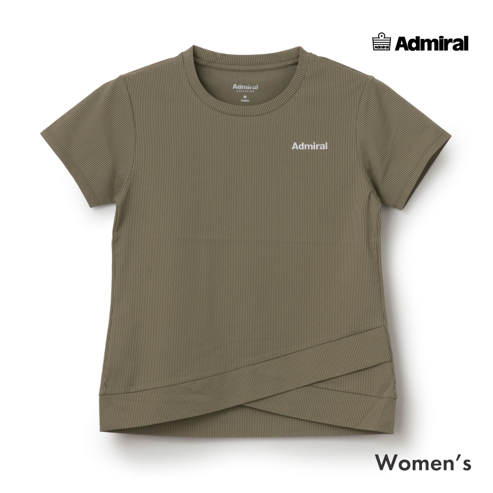 ADMIRAL ピケサッカークロスレイヤードヘムTEE　ATLA662-65 レディス