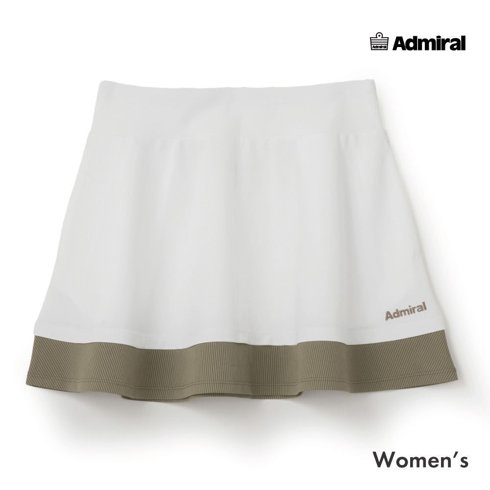 ADMIRAL バイカラーレイヤードフレアスコート　ATLA671-01