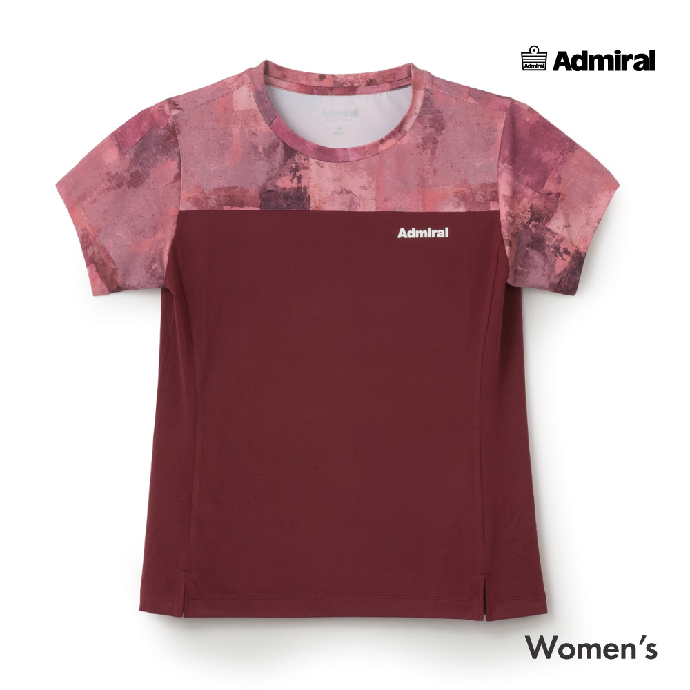 ADMIRAL スリットヘムグラフィックTEE　ATLA640-55 レディス　2026FW