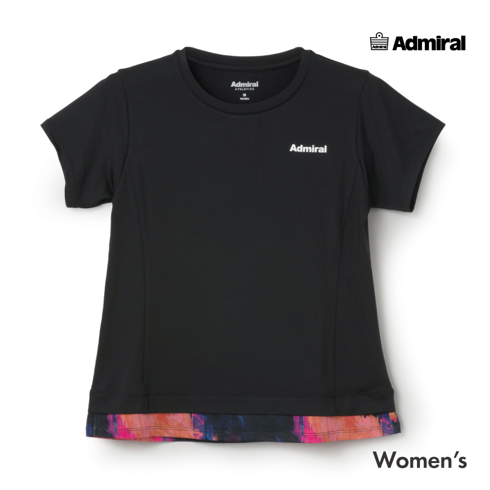 ADMIRAL グラフィックヘムレイヤーTEE　ATLA641-10 レディス　2026FW