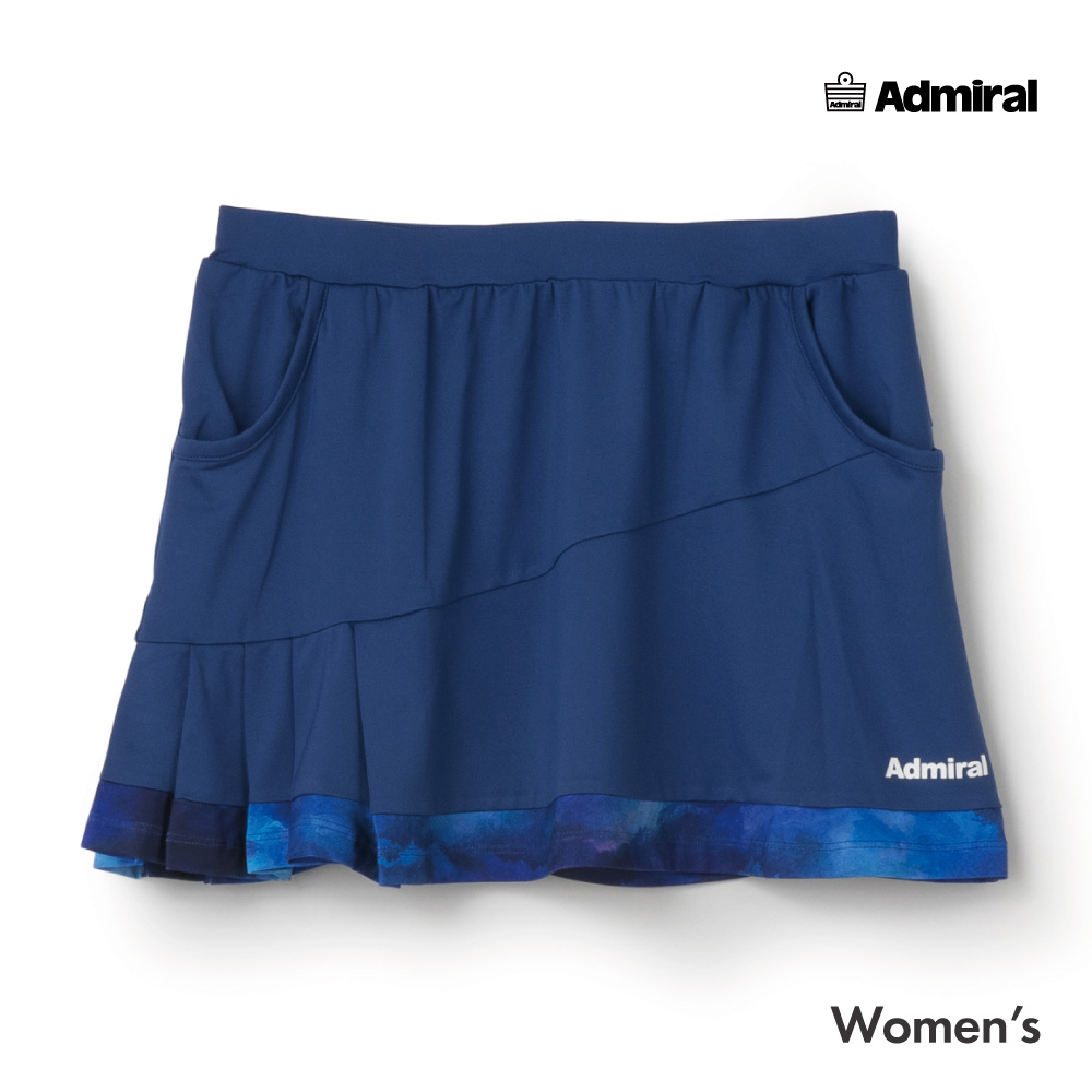 ADMIRAL アシメプリーツグラフィックヘムスコート　ATLA643-32 レディス　2026FW
