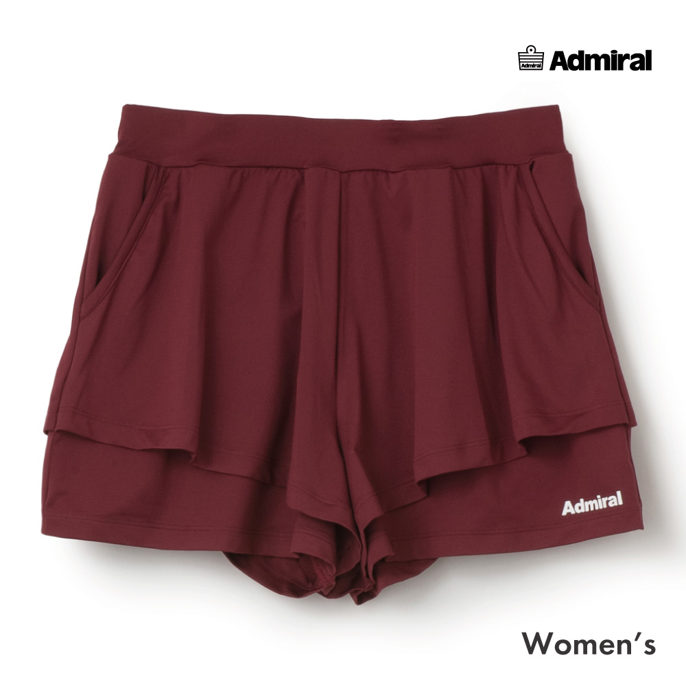 ADMIRAL サイドレイヤードフレアショーツ　ATLA649-55 レディス　2026FW