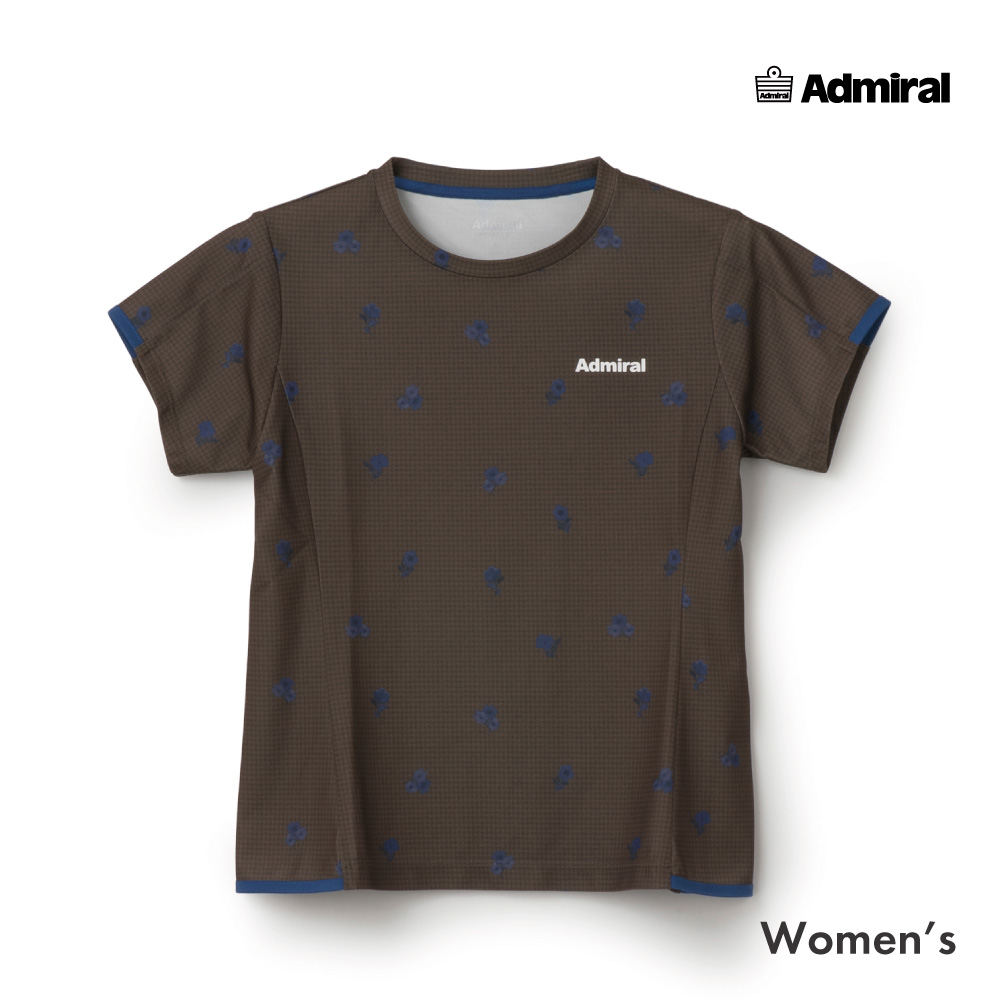 ADMIRAL フラワーチェックサイドフレアTEE　ATLA655-20 レディス
