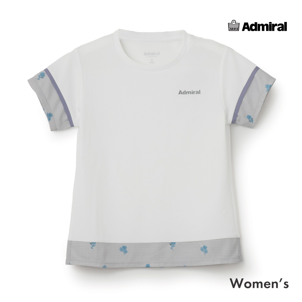 ADMIRAL ブロッキングフラワーチェックTEE　ATLA656-01 レディス　2026FW　