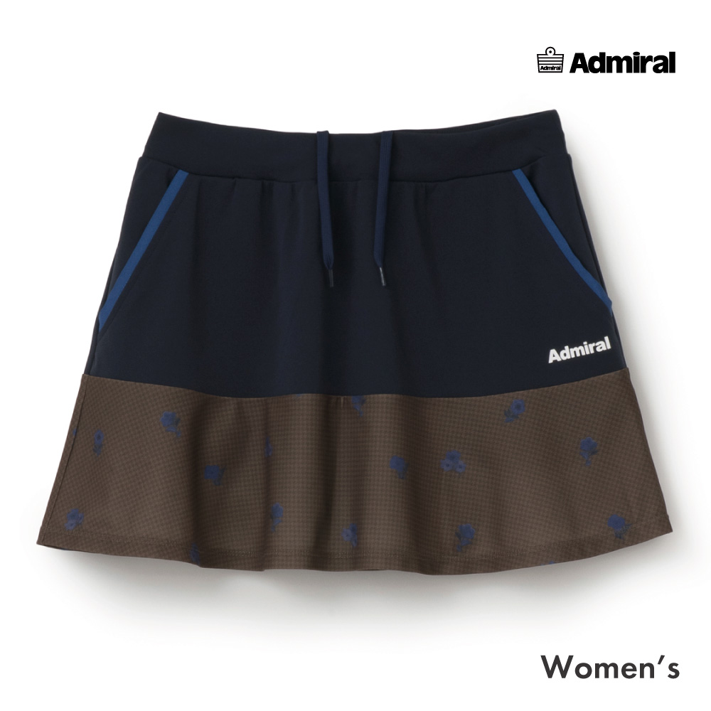 ADMIRAL フラワーチェックヘムラインスコート　ATLA660-30 レディス　2026FW
