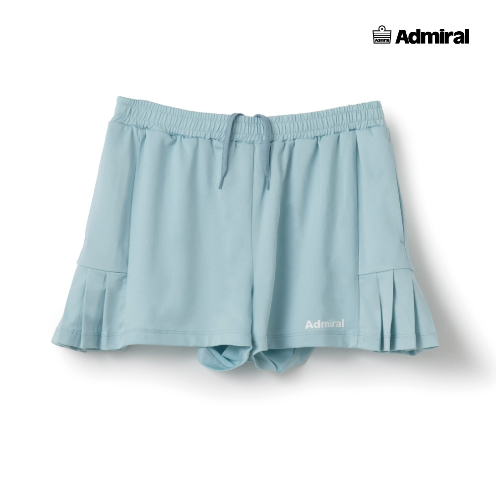 ADMIRAL　レディース　サイドプリーツヘムショーツ　ATLA627-66　2026SS　ミントグリーン