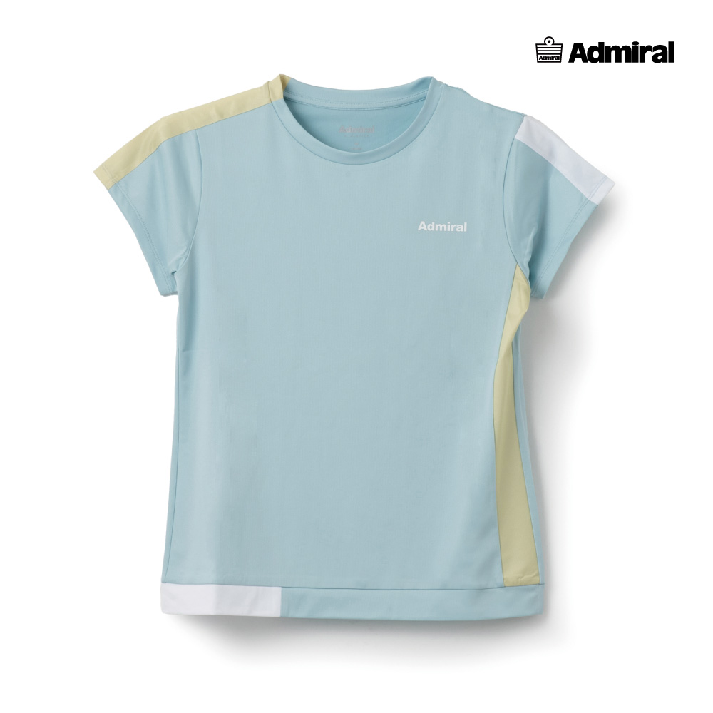 ADMIRAL　レディース　カラーアソートブロッキングTEE　ATLA628-66　2026SS　ミントグリーン　