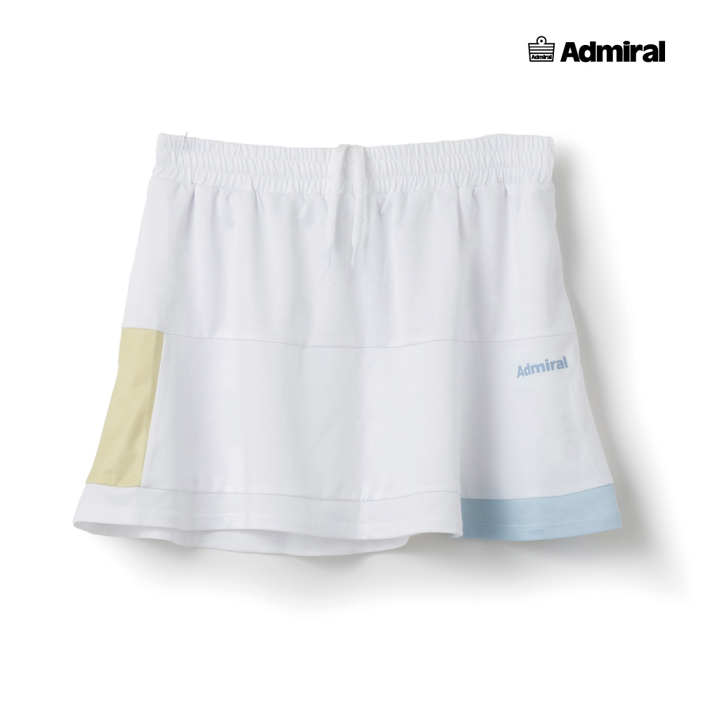 ADMIRAL　レディース　カラーアソートブロッキングスコート　ATLA629-00　2026SS　ホワイト