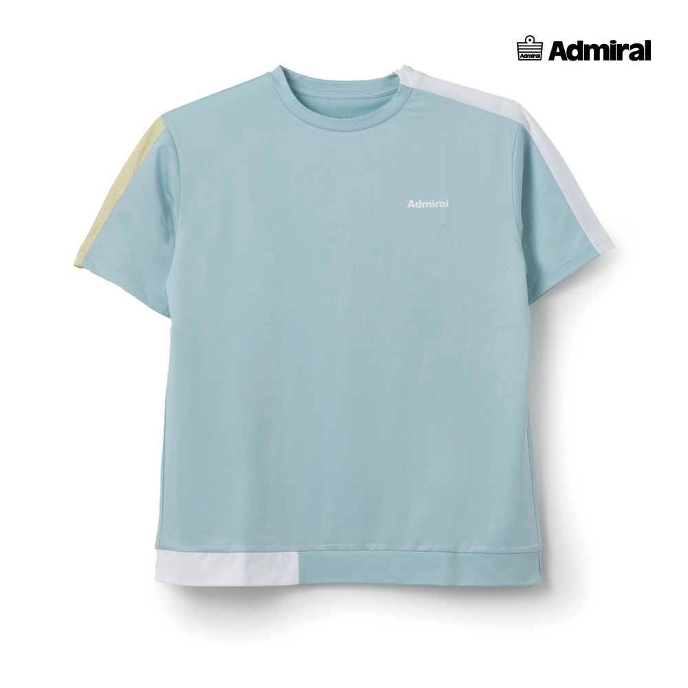 ADMIRAL　メンズ　カラーアソートブロッキングTEE 　ATMA608-66　2026SS　ミントグリーン