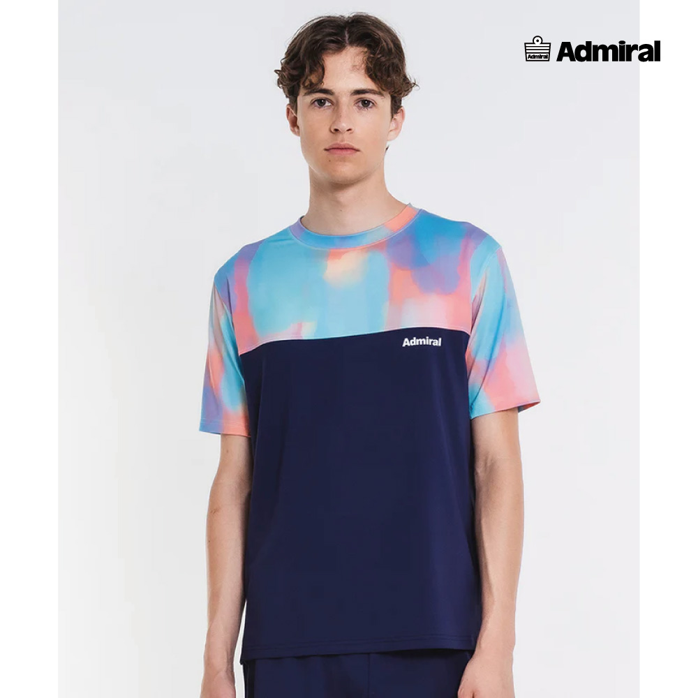 ADMIRAL　メンズ　ブロッキンググラフィックTEE　ATMA601-30
