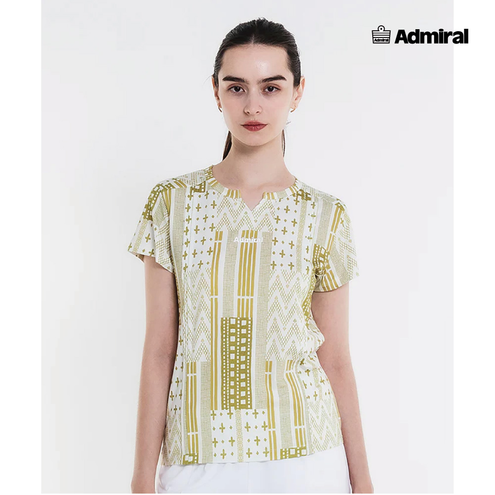 ADMIRAL　レディース　ピンタックフルグラフィックTEE　ATLA601-70