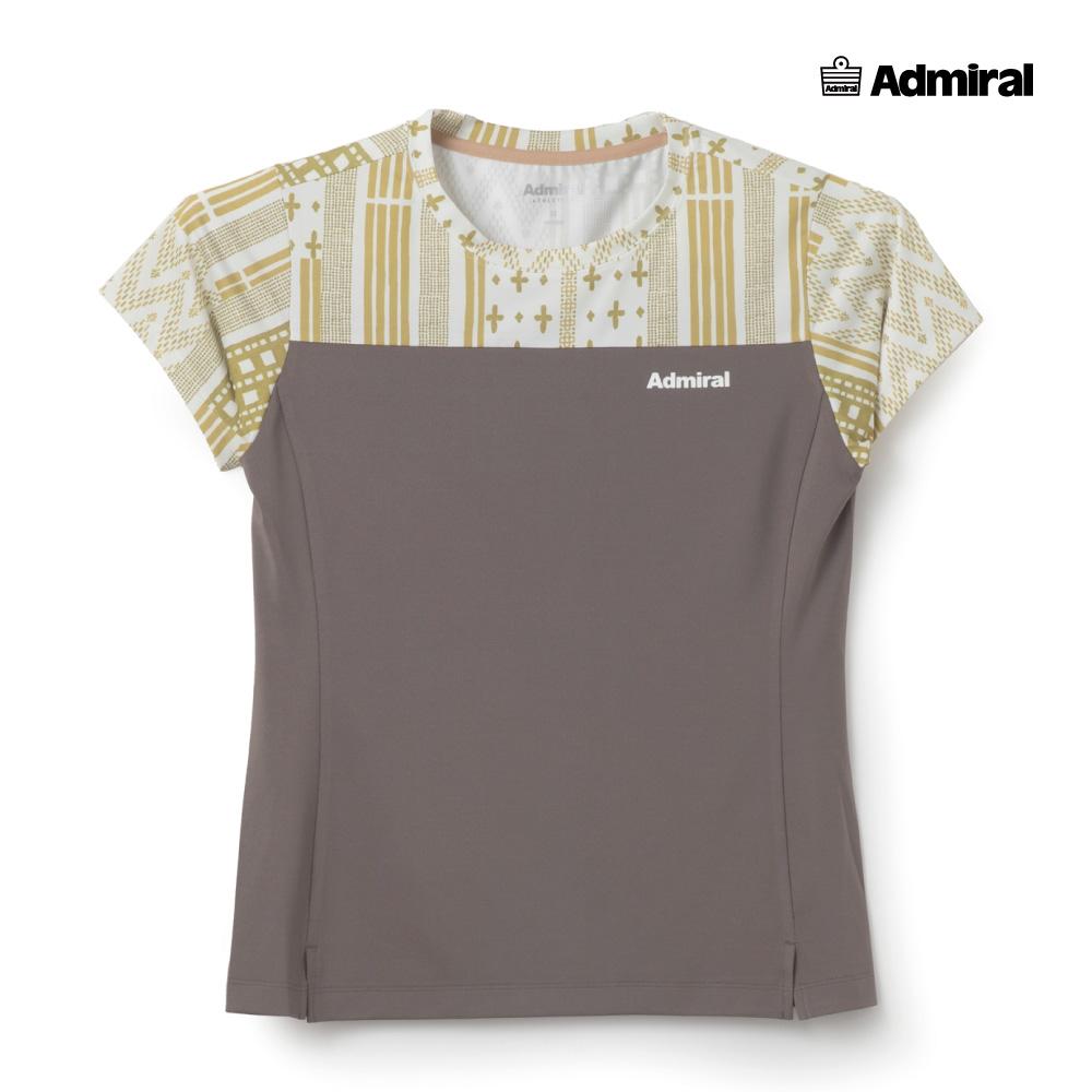 ADMIRAL　レディース　スリットヘムグラフィックTEE　ATLA602-25