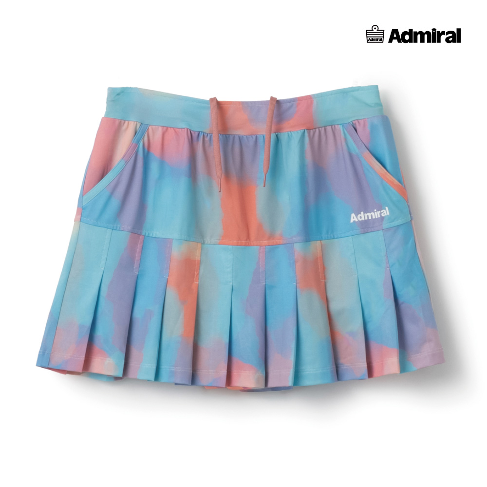 ADMIRAL レディース グラフィックプリーツスコート ATLA604-91 2026SS
