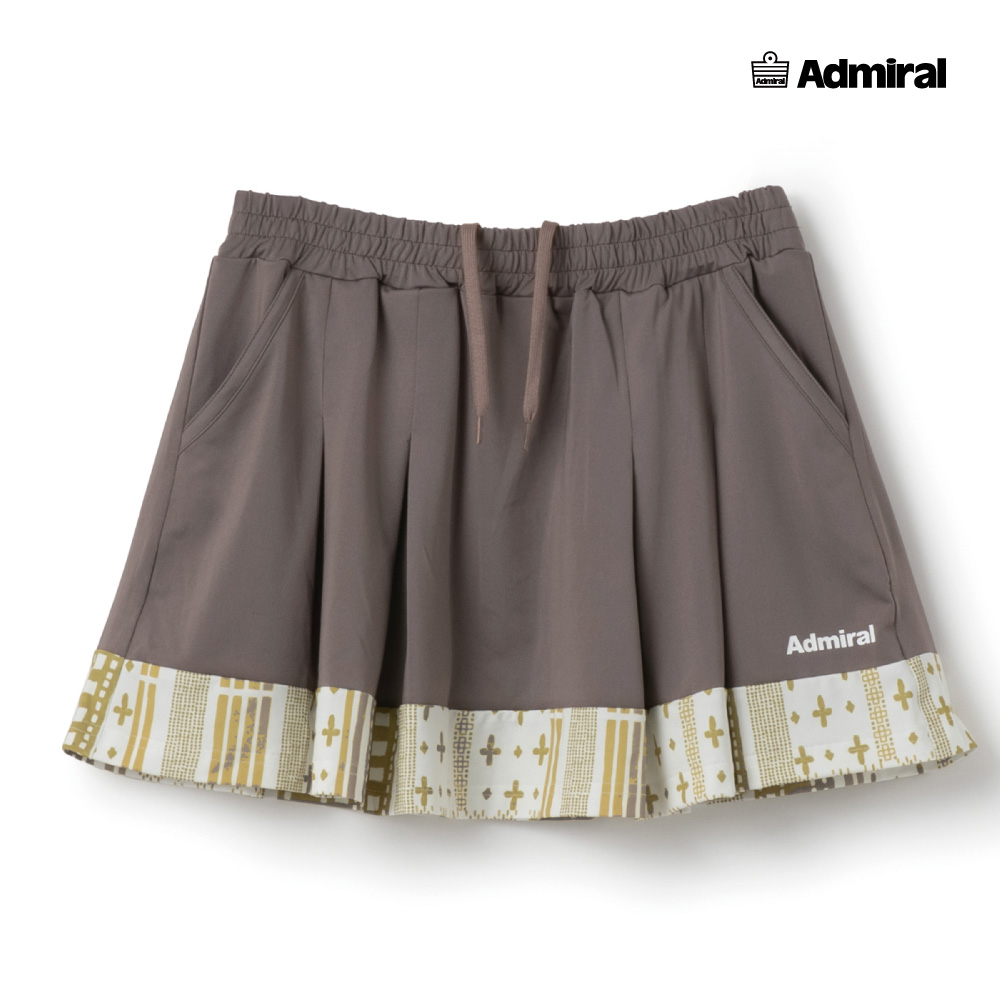 ADMIRAL　レディース　グラフィックヘムタックプリーツスコート 　ATLA605-25