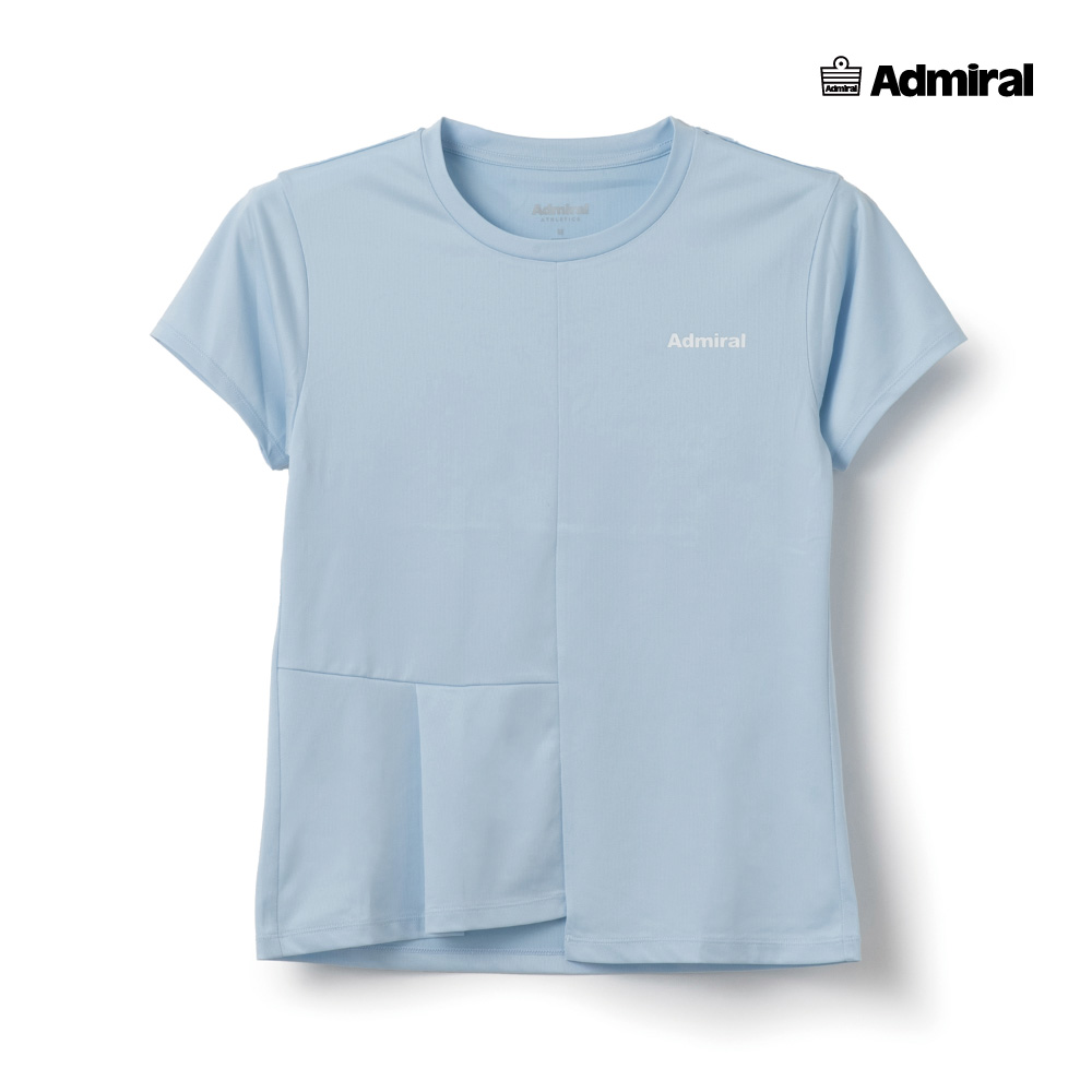 ADMIRAL　レディース　ワンサイドタックTEE　ATLA624-39　2026SS　サックス