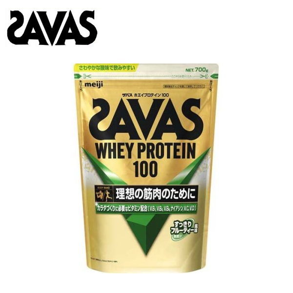 ザバス ホエイプロテイン100 すっきりフルーティー風味 700g   サバス savas プロテイン ホエイプロテイン 50食 ホエイ ホエイ100 ザバスプロテイ