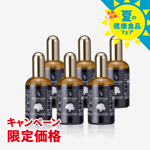 プロポリスエキス(100ml×6本)【キャンペーン限定徳用ボトル】 [商品番号：0740]