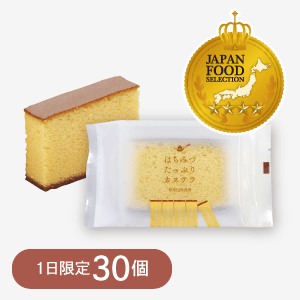 はちみつたっぷり カステラ〈個包装〉１切れ [商品番号：3259]