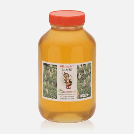 国産純粋はちみつ トチ(2400g) [商品番号：0008]