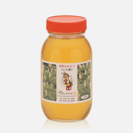 国産純粋はちみつ トチ(1200g) [商品番号：0009]