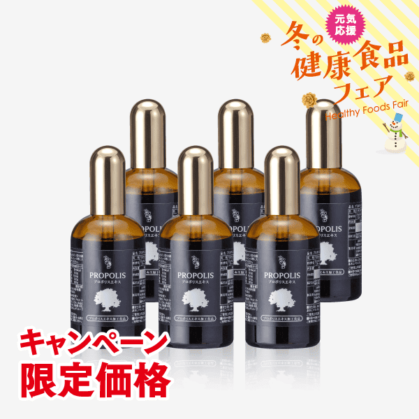 プロポリスエキス(100ml×6本)【キャンペーン限定徳用ボトル】 [商品番号：0740]