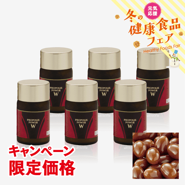 プロポリスパワーW(90粒)×6本【キャンペーン限定】 [商品番号：0758]