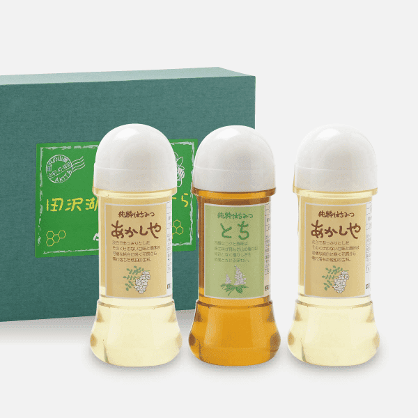 国産はちみつトチ・アカシヤセット 中 [商品番号：1753]