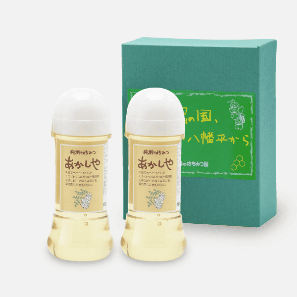 国産アカシヤはちみつ300ｇ 2本セット [商品番号：1316]