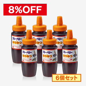 ブルーベリー&はちみつ(250g)〈6本セット〉 [商品番号：1455]