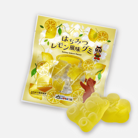 はちみつレモン風味グミ(10個入り) [商品番号：1641]